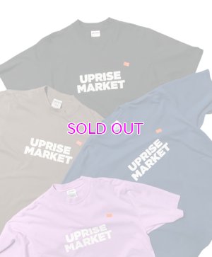 画像1: upriseMARKET / Standard Logo +Tag Garment Dye Tee