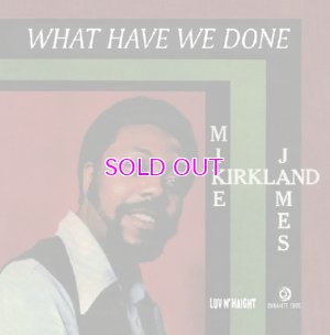 画像1: MIKE JAMES KIRKLAND / WHAT HAVE WE DONE 7"