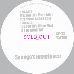 画像1: SUNAGA T EXPERIENCE / IT'S YOU (IT'S MURO MIX) - It's Muro Short Edit / It's DJ Nori Edit / 45"