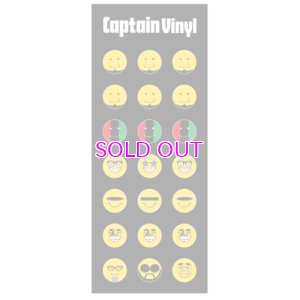 画像1: CAPTAIN VINYL MARKING STICKER (SMILE)