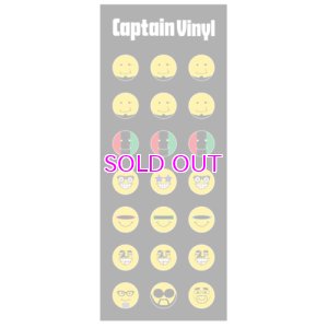 画像1: CAPTAIN VINYL MARKING STICKER (SMILE)