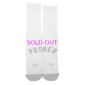 画像1: DQM PUSHER SPLIT JACQUARD CREW SOCK