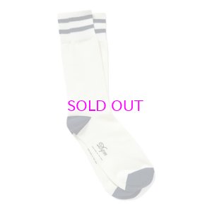 画像1: DQM STRIPED CREW SOCK