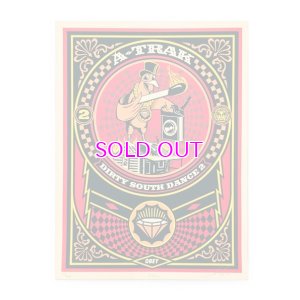 画像1: OBEY DJ A-TRAK DIRTY SOUTH DANCE 2 SILK SCREEN POSTER (Limited) 