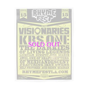 画像1: RHYME FEST 2014 PROMOTION POSTER
