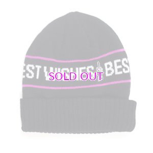 画像1: GOOD WORTH & CO BEST WISHES STRIPED BEANIE