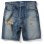 画像1: Lafayette 5 POCKET SELVAGE WASHED DENIM SHORTS - STANDARD FIT - (1)