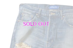 画像4: Lafayette 5 POCKET SELVAGE WASHED DENIM SHORTS - STANDARD FIT -