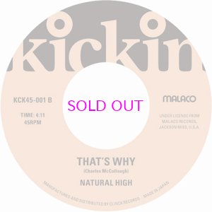 画像2: NATURAL HIGH / YOU MAKE ME SO HAPPY / THAT’S WHY / 45"