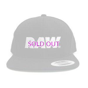 画像1: RAW LOGO SNAPBACK CAP