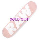 RAW LOGO SKATEBOARD DECK