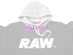 画像2: RAW LOGO TWO TONE HOODIE