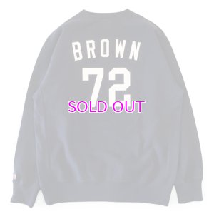 画像1: JAMES BROWN x BBP BROWN 72 CREWNECK SWEATSHIRT