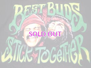 画像2: PARAMOUNT PICTURES CHEECH & CHONG'S UP IN SMOKE "BEST BUDS STICK TOGHETHER" T-SHIRT