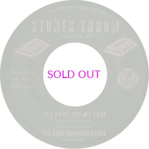 画像3: STONES THROW FAN CLUB 45s / MYRON & E WITH THE SOUL INVESTIGATORS / IF I GAVE YOU MY LOVE 