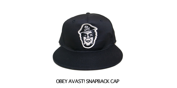 OBEY AVAST! SNAPBACK CAP