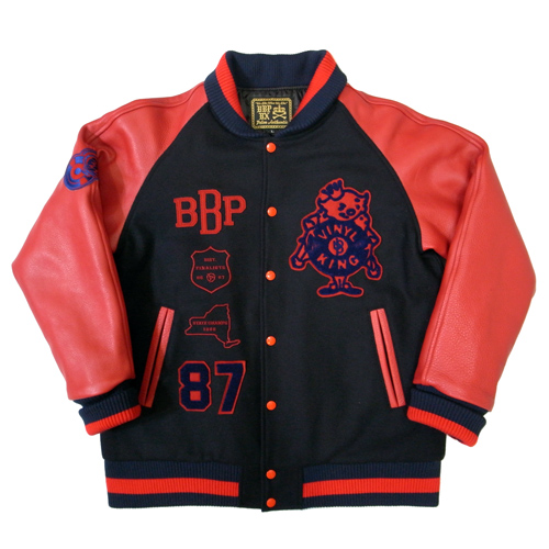 BBP VARSITY JACKET 5th MODEL[NAVY/RED]