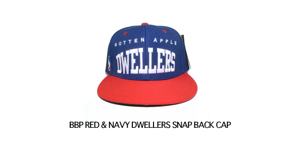 BBP RED & NAVY DWELLERS SNAP BACK CAP