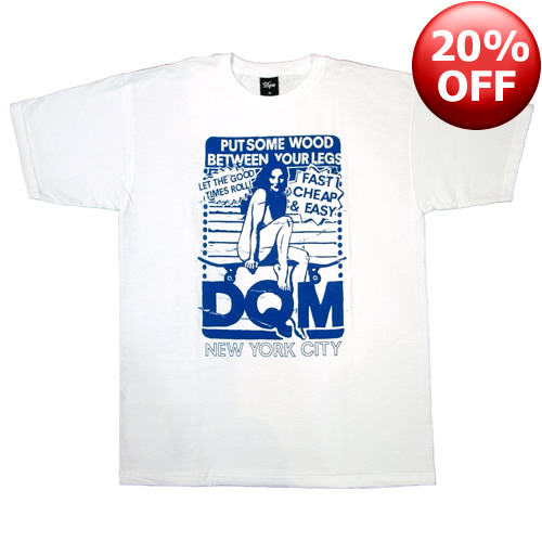 DQM SOME WOOD TEE [WHITE]