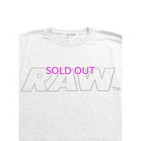 画像1: RAW HANDWRITING LOGO TEE (1)