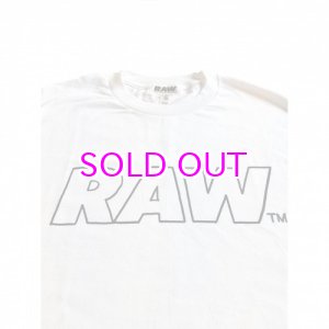 画像: RAW HANDWRITING LOGO TEE