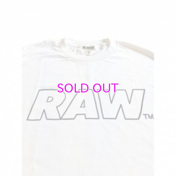 画像1: RAW HANDWRITING LOGO TEE (1)