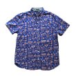 画像1: J.CREW Slim short-sleeve printed shirt (1)