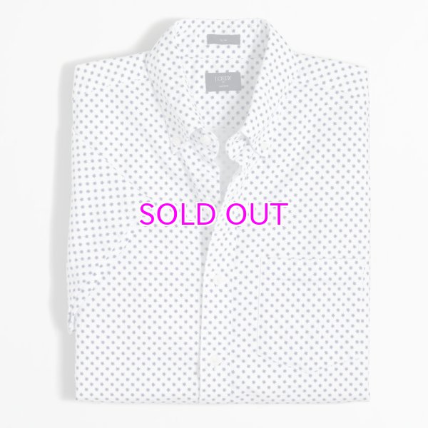 画像2: J.CREW / Slim short-sleeve printed oxford shirt (2)