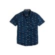 画像1: J.CREW Slim short-sleeve printed shirt (1)