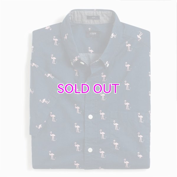 画像2: J.CREW Slim short-sleeve printed shirt (2)