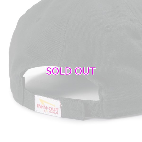 画像2: IN-N-OUT-BURGER / BLACK LOGO HAT (2)