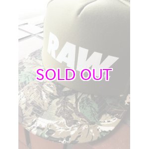 画像: RAW /LOGO MESH TRUCKER SNAPBACK HAT