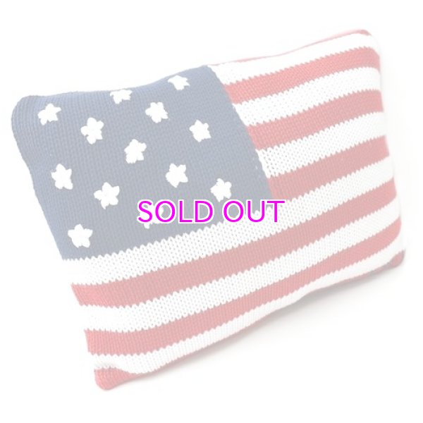 画像2: POLO RALPH LAUREN USA FLAG KNIT PILLOW (2)