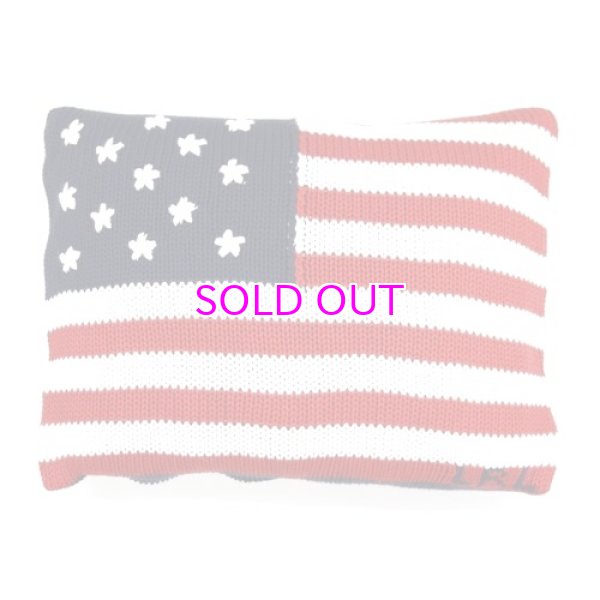 画像1: POLO RALPH LAUREN USA FLAG KNIT PILLOW (1)