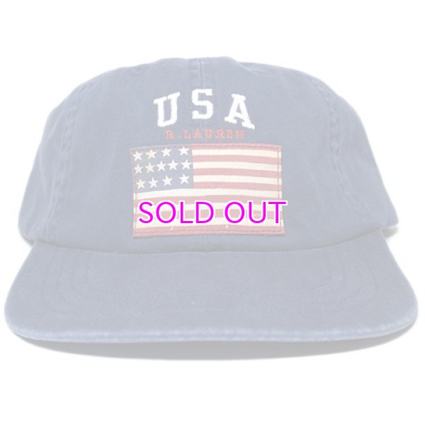 画像1: POLO RALPH LAUREN USA FLAG CAP  (1)