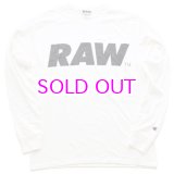 画像: RAW BIG LOGO L/S T-SHIRT(CHAMPION®)