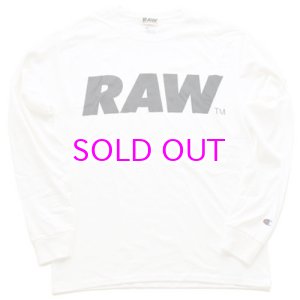 画像: RAW BIG LOGO L/S T-SHIRT(CHAMPION®)