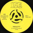 画像1: ICE / REALITY b/w HEY, HEY 45s (1)