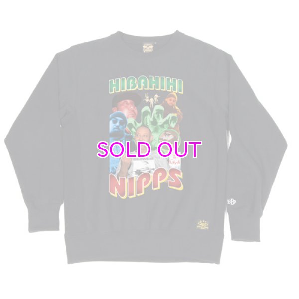 画像2: NIPPS x BBP “HIBAHIHI” Crewneck Sweat Shirt (2)