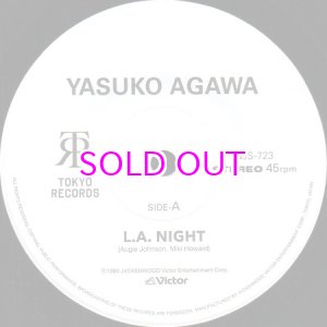 画像: 阿川泰子（Yasuko Agawa) / L.A.NIGHT b/w 野呂一生(Issei Noro)  / TRANSPARENCY  7"