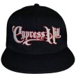 画像1: Cypress Hill "Script Logo" Black Snap Back Baseball hat (1)