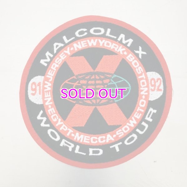 画像3: 40 Acres by Spike Lee Malcom X official World Tour vintage Big Patch (3)