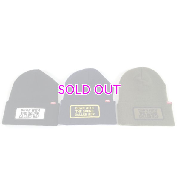 画像1: B-Boy Records x BBP "Down with the sound called BDP" Beanie (1)