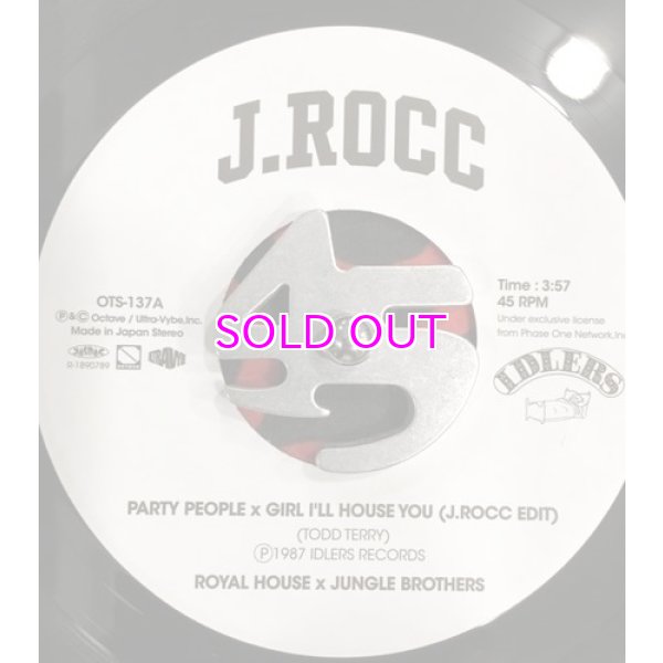 画像2: ROYAL HOUSE (EDIT BY J.ROCC) / PARTY PEOPLE X GIRL I'LL HOUSE YOU (J.ROCC EDIT) / THE JOURNEY (J.ROCC EDIT) (2)