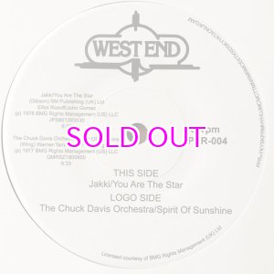 画像: JAKKI / YOU ARE THE STAR b/w CHUCK DAVIS ORCHESTRA /SPRIT OF SUNSHINE 7inch