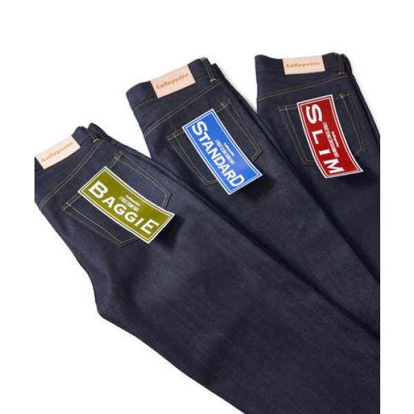 画像10: LAFAYETTE 5 POCKET SELVAGE DENIM PANTS - STANDARD FIT -  (10)