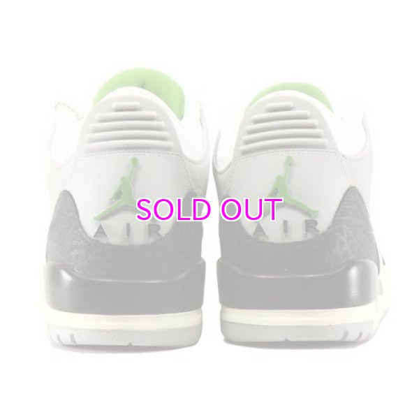 画像3: NIKE AIR JORDAN 3 RETRO　LT SMOKE GREY/CHLOROPHYLL (3)