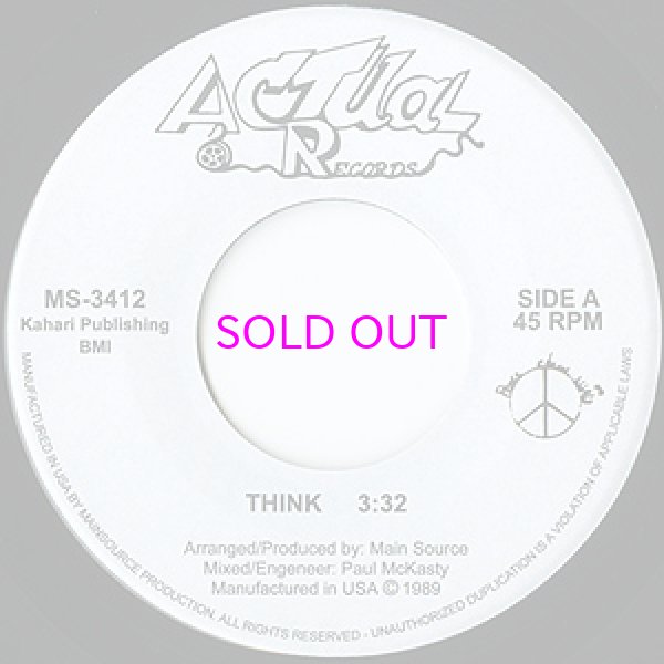 画像1: Main Source / Think 7inch   (1)