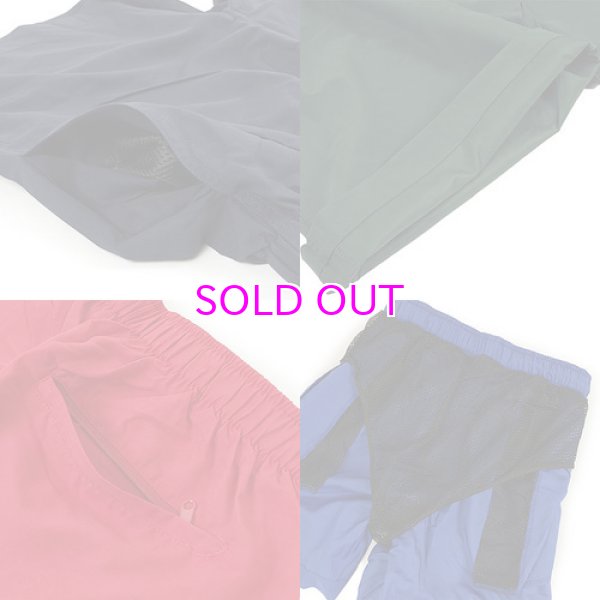 画像11: upriseMARKET Embroidery Logo Nylon Baggy Shorts (11)