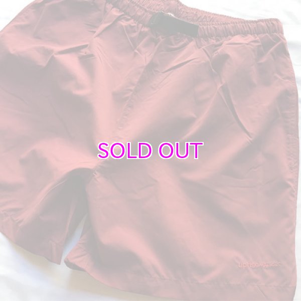画像6: upriseMARKET Embroidery Logo Nylon Baggy Shorts (6)
